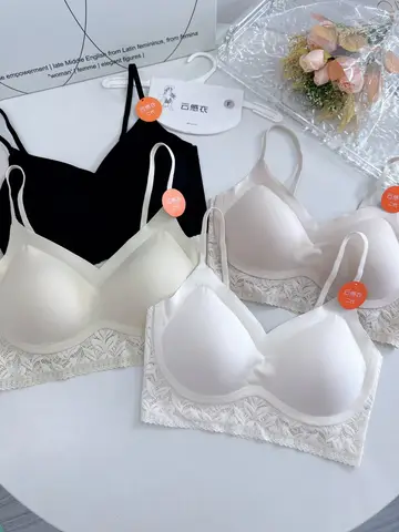 리본 속옷 리본 무봉제 고정컵 무흔 유연한 브라리본 리본 속옷 브라 속옷 유연한 속옷 속옷 브라리본 리본 속옷