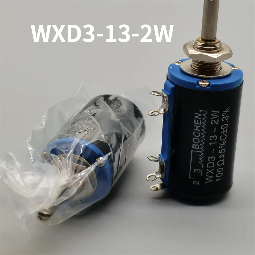 2pcs WXD3-13-2W 10K 100/220/470/680 ohm Wirewound Multi-Turn Potentiometer 1K 2.2K 4.7K 5.6K 6.8K 47K 100K rotary switch