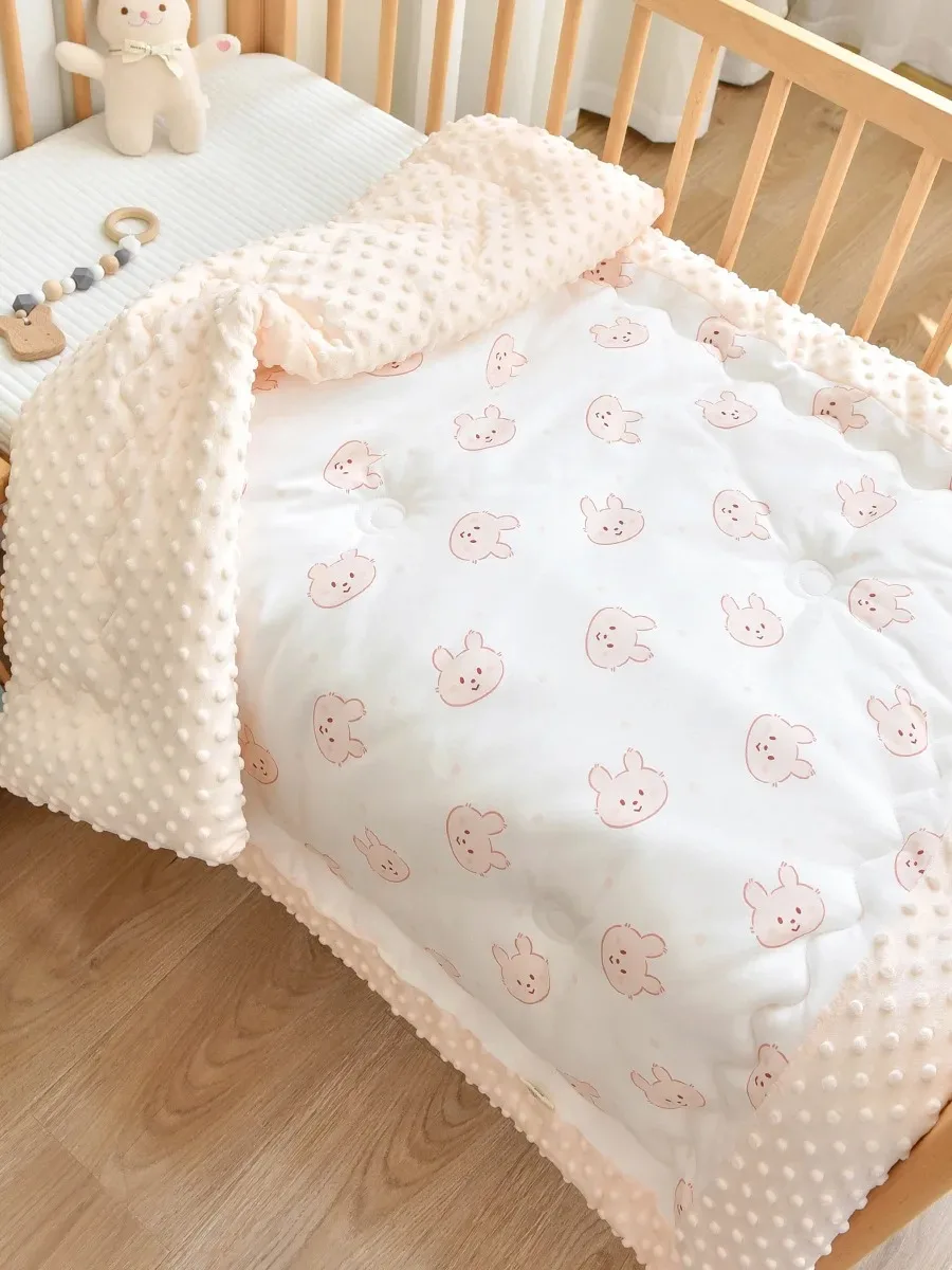 Baby Cotton Quilt Embroidered Air Conditioner Comfortable Cover Quilt Four Seasons Universal Baby Quilt Free Shiping