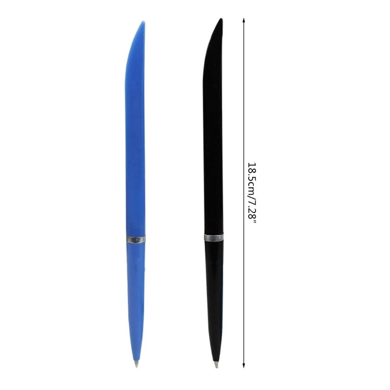 12x Blue Inks Writing Pen Ballpoint Pen with Box Opener Smooth Journaling Pen