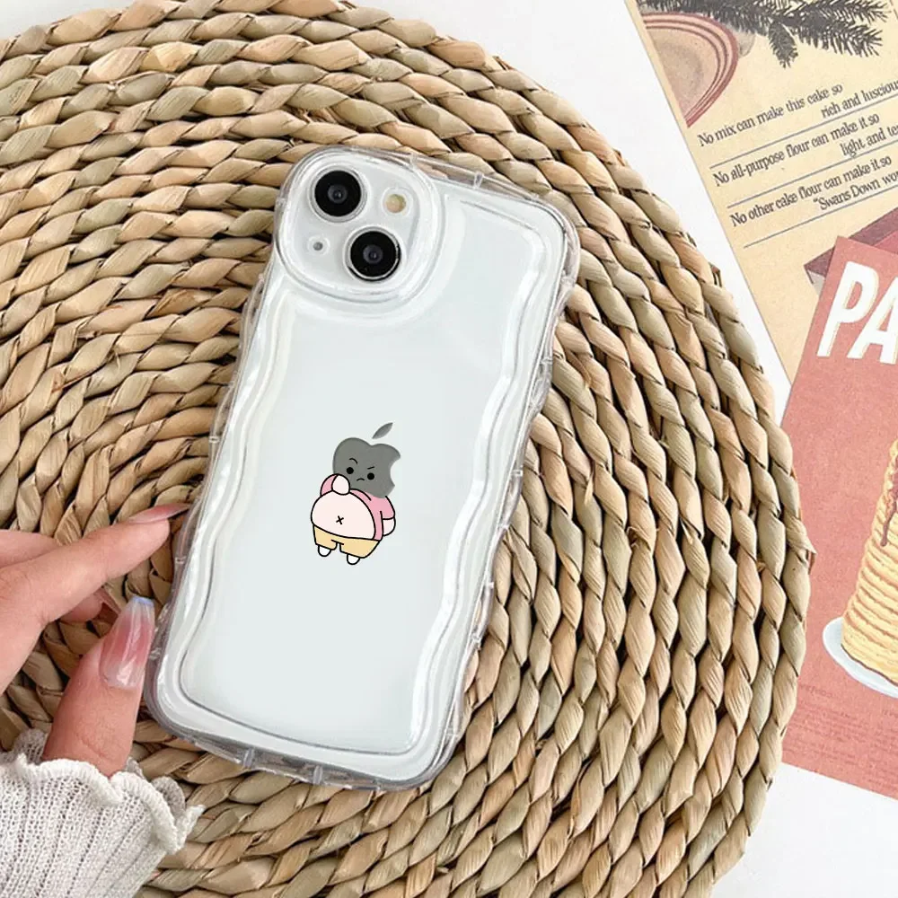 Funny Matchstick Men Clear Phone Case for Iphone 15 13 12 11 Pro Max 13 Mini XS Max Xr Se2 7 8 14 Plus Transparent Fundas Covers