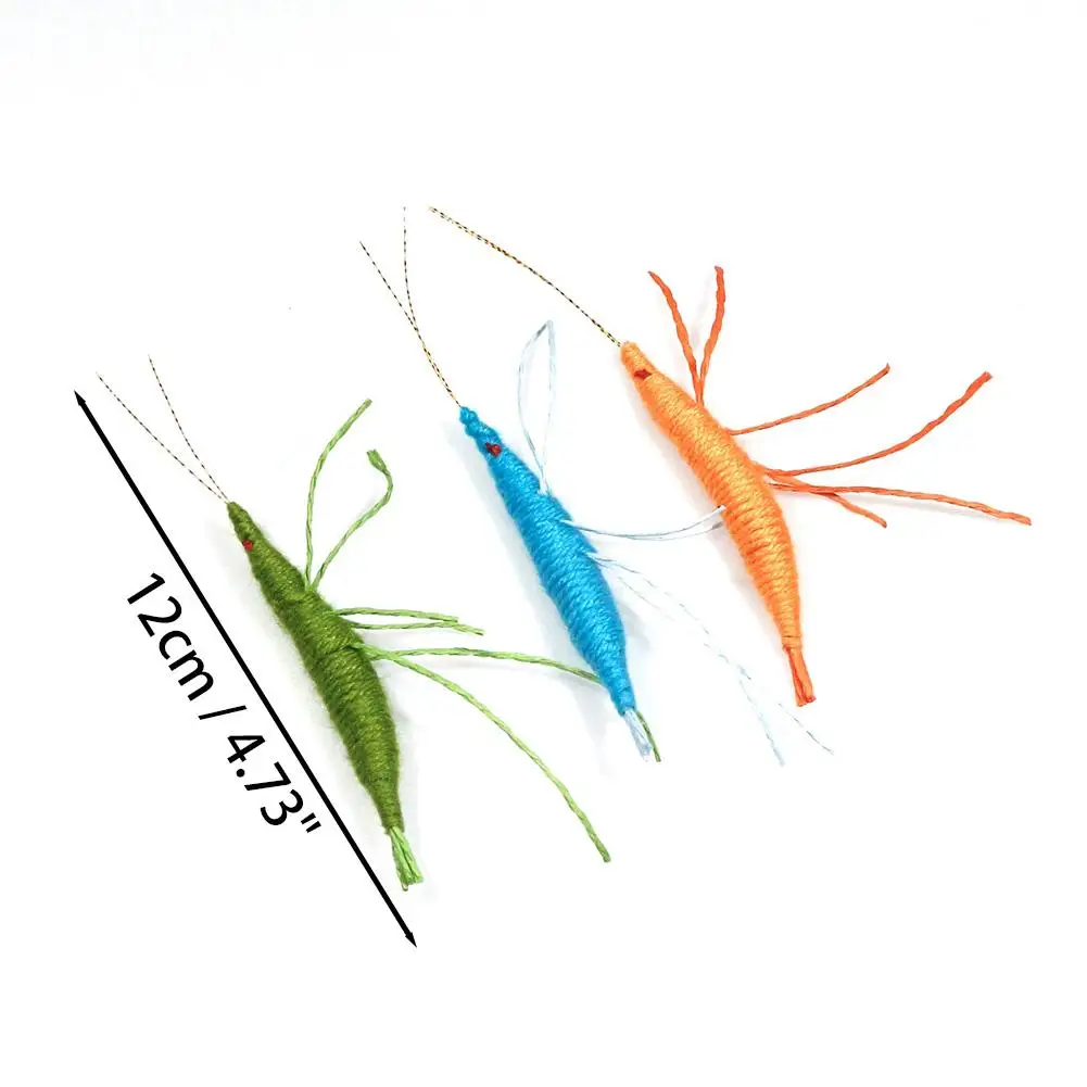 لعبة قطط الروبيان الصوف تحتوي على النعناع البري مقلد الروبيان للعب مع ألعاب مضغ القطط الترفيهية لعبة القطط ألعاب المضغ #1