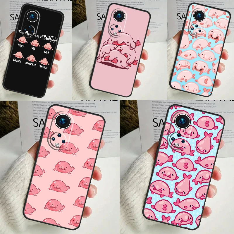 Blobfish Case For Honor Magic 6 Pro 90 70 50 Magic 5 Lite X6 X7 X8 X9 X6a X7a X8a X9a X8b X9b Cover