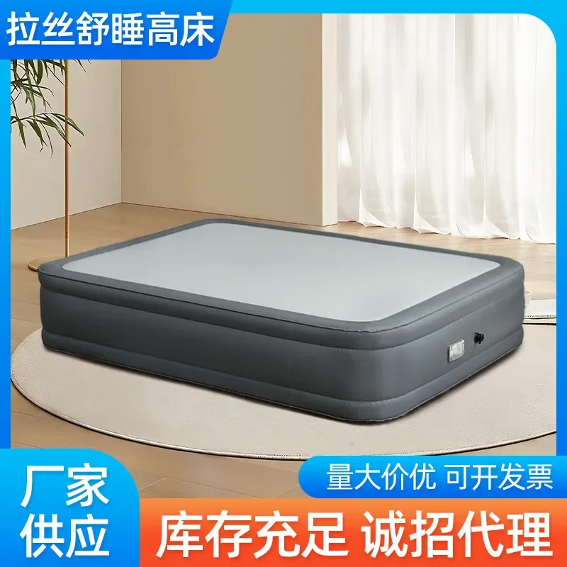 Thickened Self Inflating Mattress Outdoor Camping Bed Portable Air Mattress for Tent Household Floor Sleeping Pad with Pillow