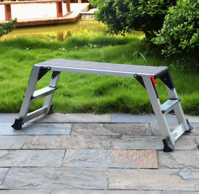 German standard multi-functional aluminum alloy folding car wash table workbench plus balance rod plus