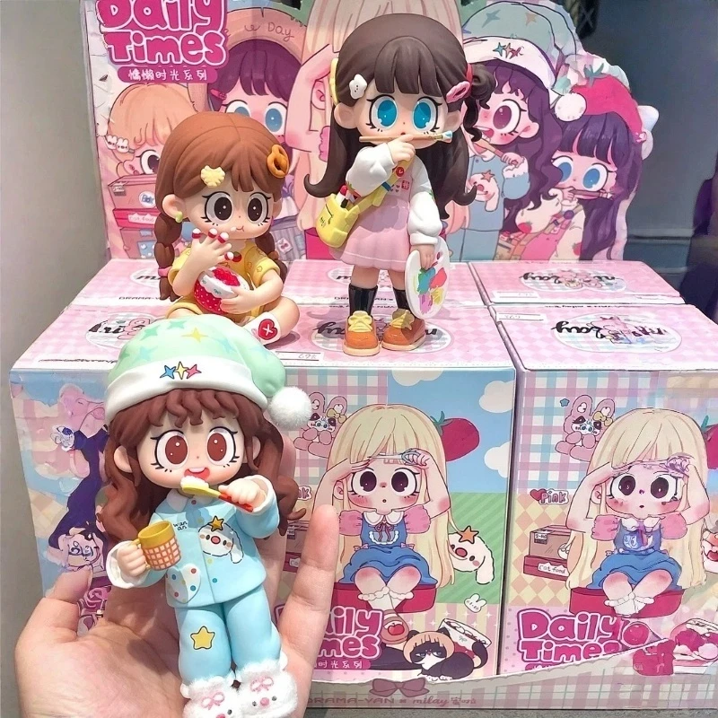 

Honey Girl Hand-Made Blind Box Trend Animation Toy Collectible Decoration Ornament Perfect Birthday Gift for Lazy Time