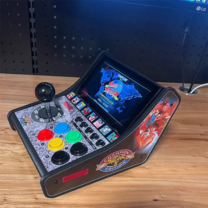 Switch arcade stick dock offers a portable retro arcade experience and supports quick theme changes.