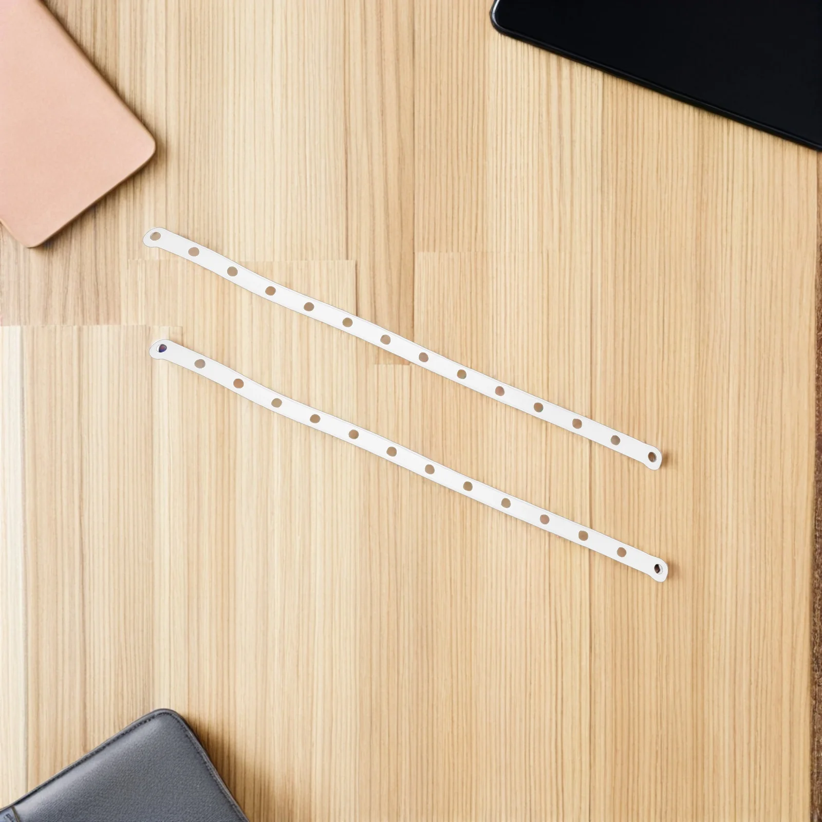 

30Pcs White Plastic Hanger Strips Easy to Use for Efficient Garment Storage and Display Solutions Clothes Rack Display Strips