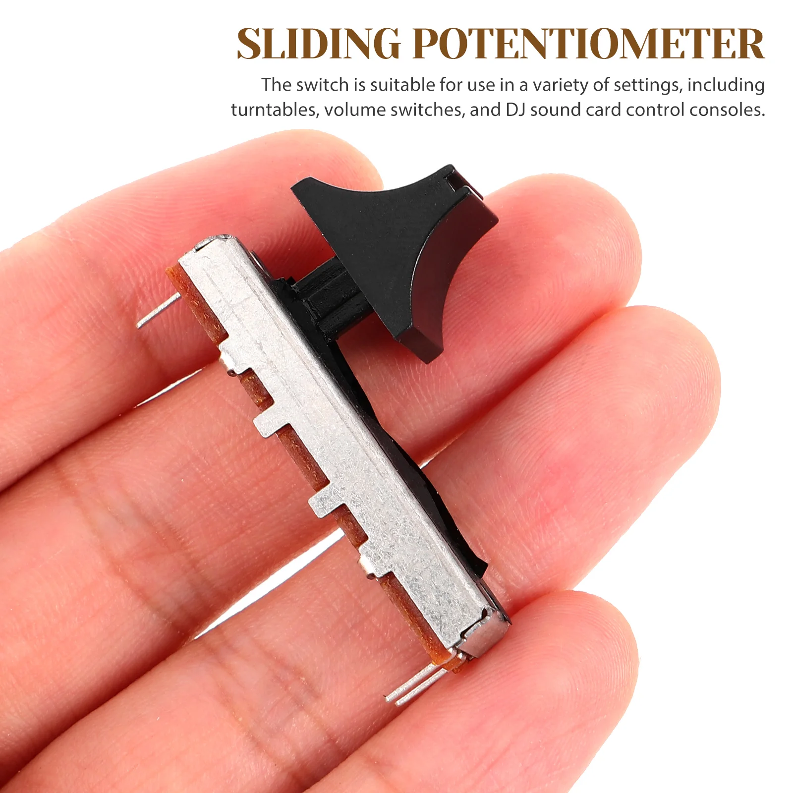 

4pcs Sliding Potentiometer Replacement Linear Stereo Volume Tuning Tool Precision Switch For Mixing Consoles