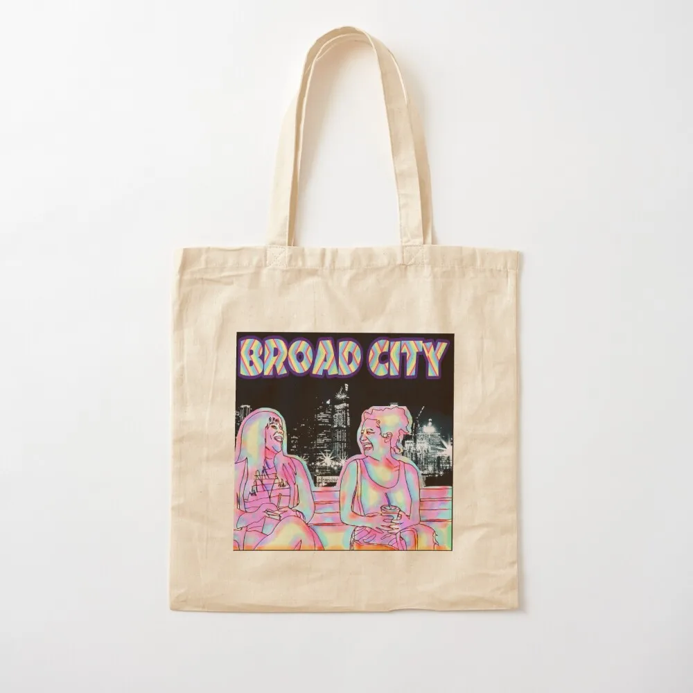 

Broad City Love Tote Bag Customizable tote bag Women's shopping bag Portable shopping Canvas Tote