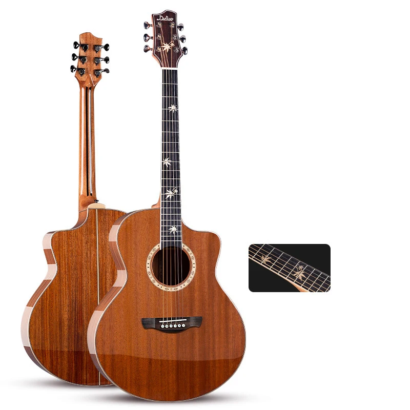 YYHC-wholesale guitar 40 41 inch guitarra solid top spruce wood acoustic guitar guitarra