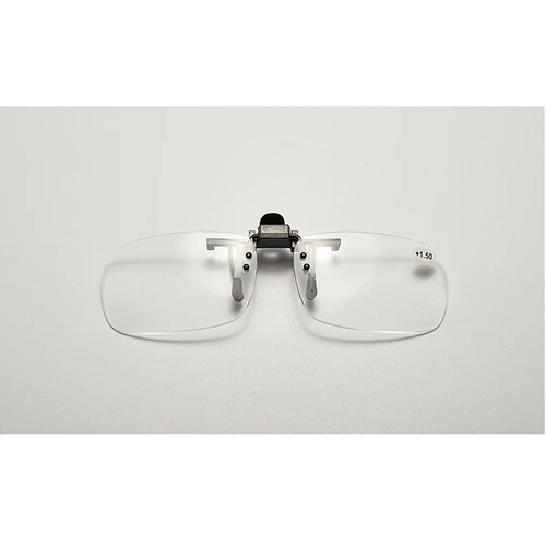 Imagen 2 del producto Clip en gafas de lectura lupa mujeres hombres sin montura abatible hacia arriba gafas de presbicia Clips lente + 0,75 + 1,25 + 1,75 + 2,25 + 1,0 ~ + 3,5