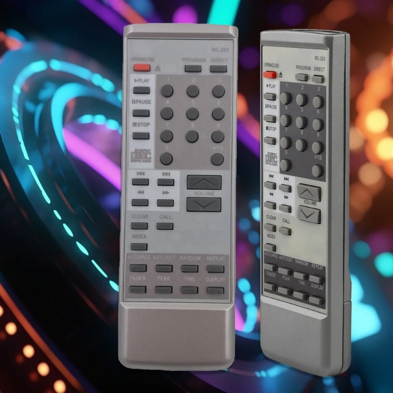 Сменный пульт дистанционного управления RC253 без батареи, музыкальный медиаплеер для DCD2800 1015CD DCD7.5 S DCD790,