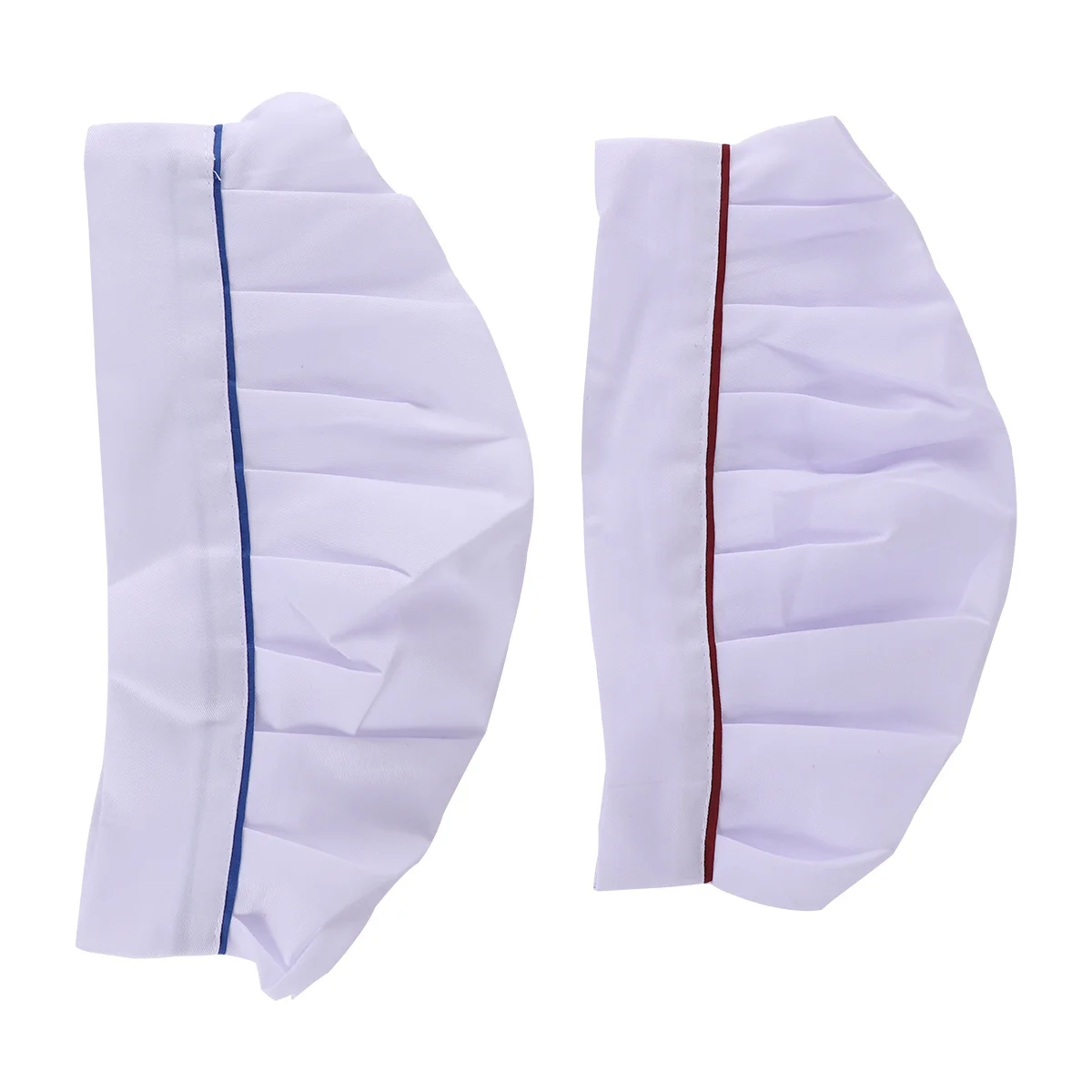 2Pcs Oil Resistant Mushroom Shape Working Hats Durable Cotton Polyester Chef Hat for Restaurant Kitchen Chef Hat