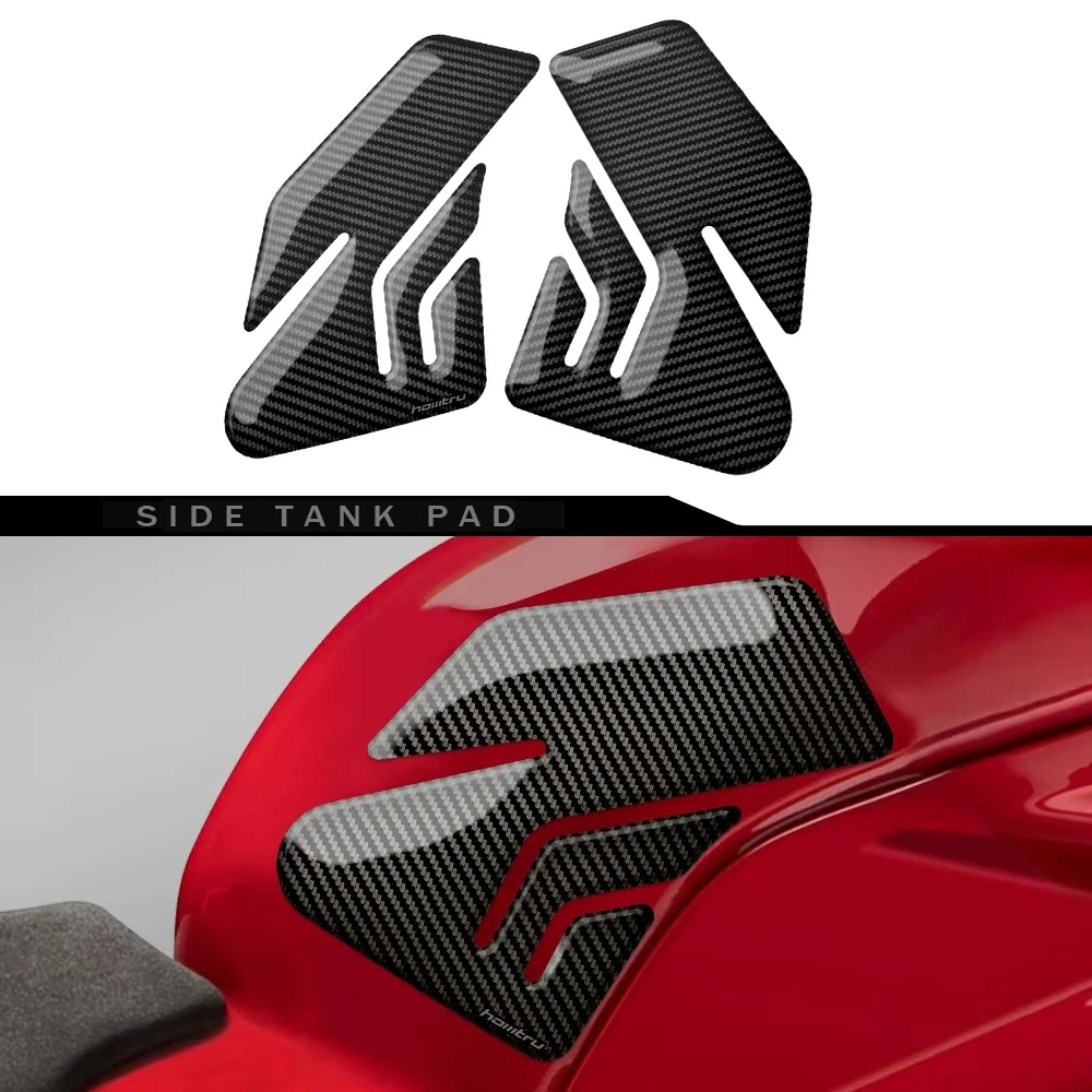 Motorcycle Side Tank Pad Protection Knee Grip for Ducati Panigale V4 V4S 1100 Corse SP 2018-2024