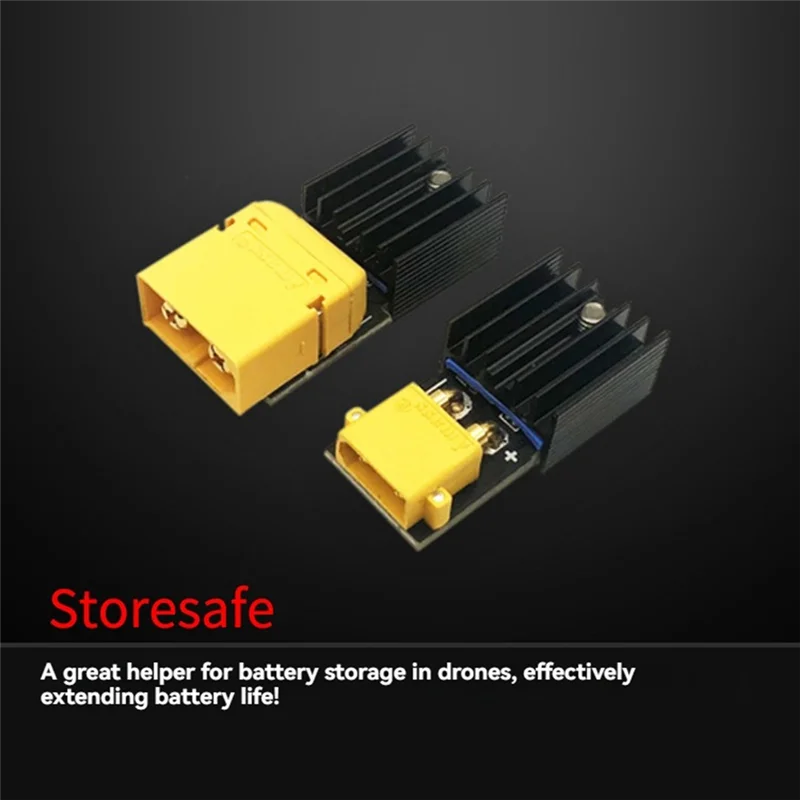 A69Z For RC FPV Drone Compatible Smart Lipo Battery Discharger XT60+ XT30 2-6S Lipo Built-In MUC Temperature Sensor With Heatsin