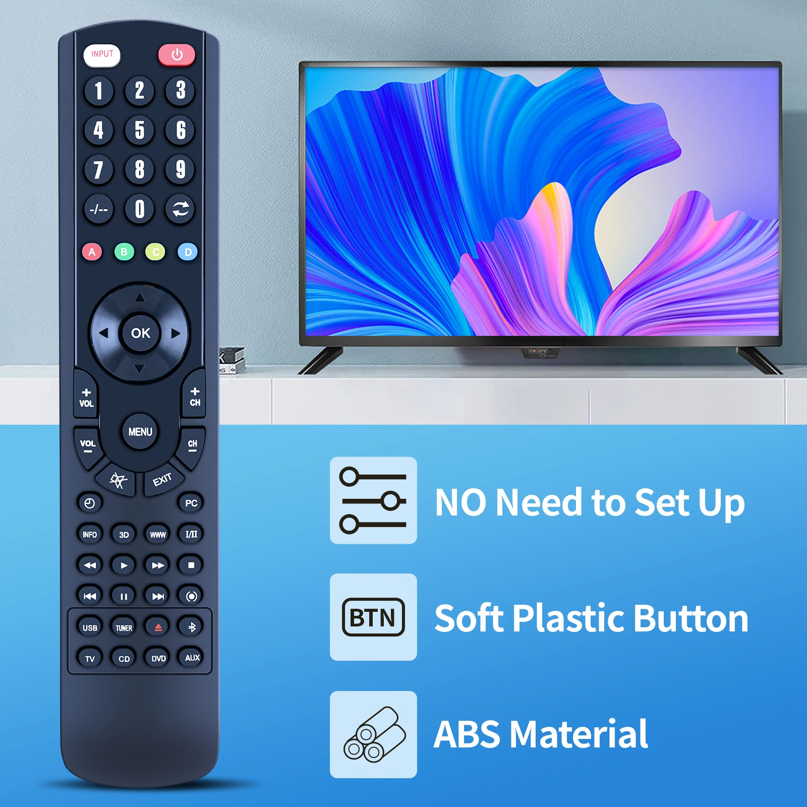 Remote Control pengganti baru untuk Marantz rc001pnd, ND8006, PM8006 ND8006N1SG