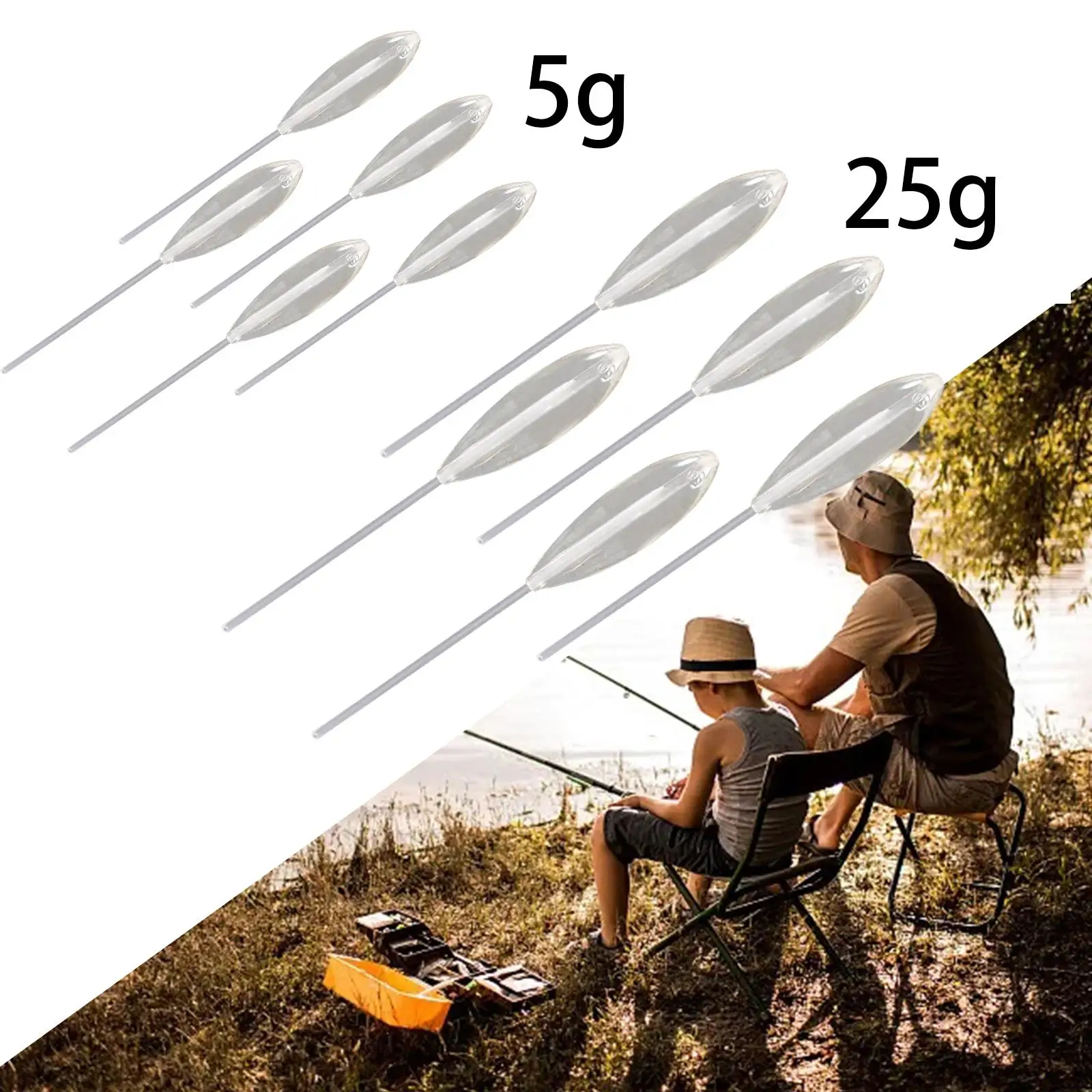 5x Fishing Float Fishing Tackle Tool Long Distance Casting Fishing Gear Father's