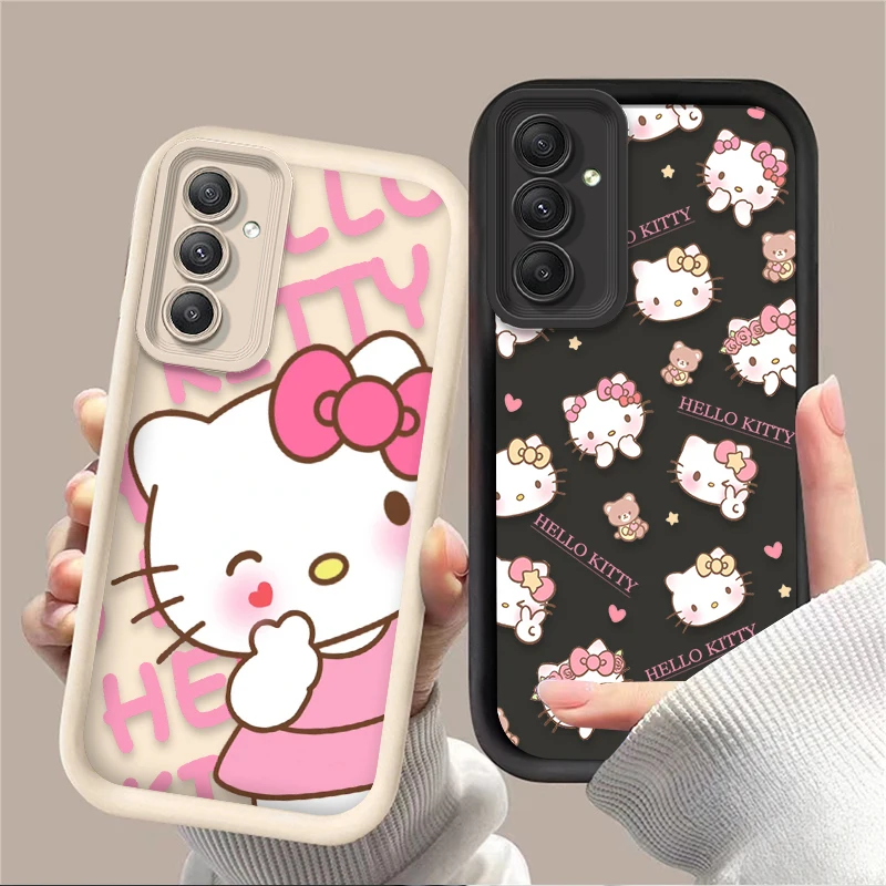 Sanrio Pink Hello Kitty Case for Samsung Galaxy A54 A05 A05S A34 A24 A14 A53 A33 A23 A13 A52 A52S A32 A22 A12 A71 A51 A31 A50 view 2