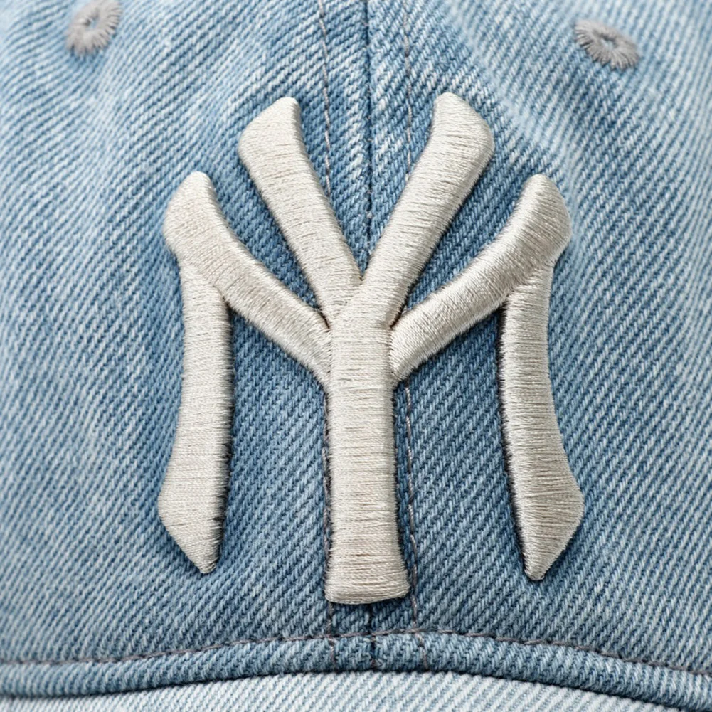 عالية الجودة بلدي المطرزة غسلها الدنيم قبعة بيسبول للرجال النساء كاوبوي واقية من الشمس قبعة Y2k أبي قبعات ترد لمكانها Gorras Hombre #5