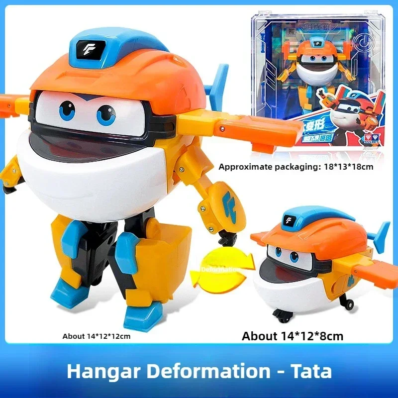 Super Wings Hangar-speelset met 2-in-1-transformatie, ideaal voor rollenspel op acties, perfect cadeau voor jongens en meisjes, nieuwe collectie