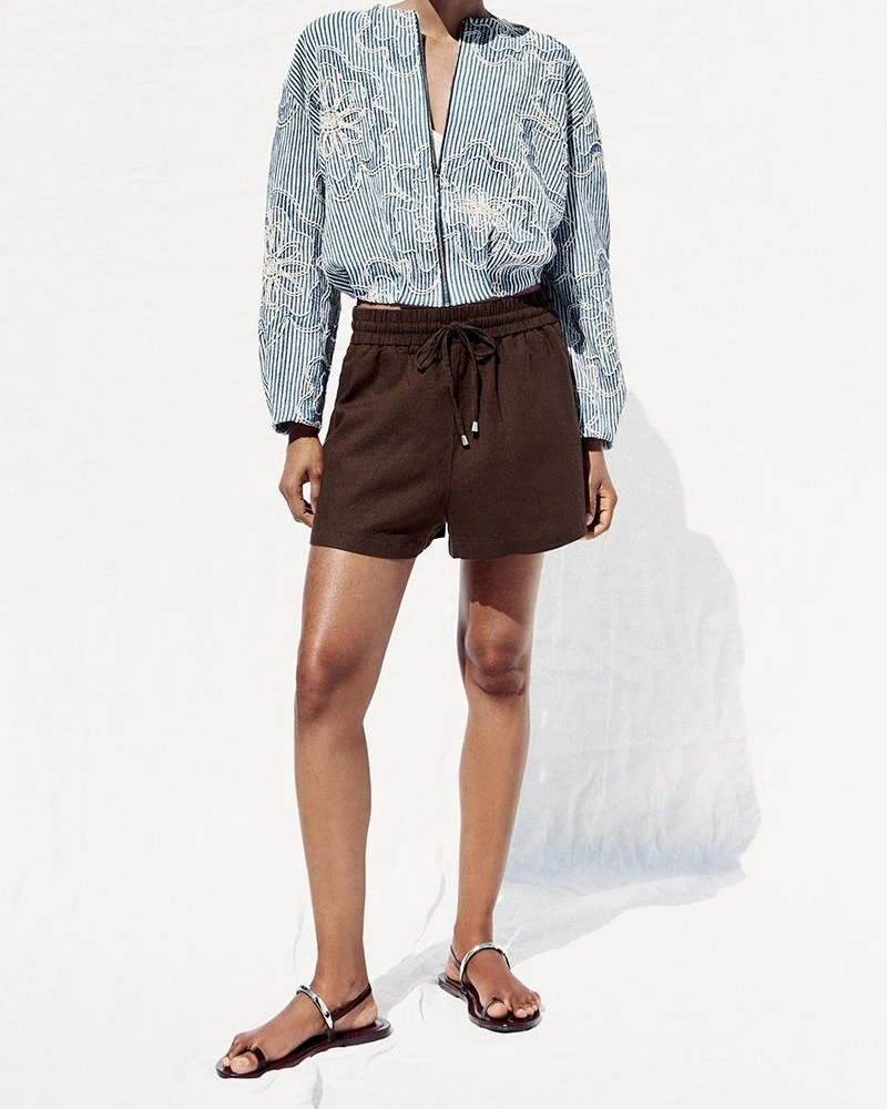 2025 Women's Retro Casual Versatile Texture Thin Jacket Short Coat