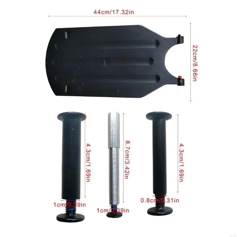 97BC Universal Pram Replacement Strollers Front Rear Wheel Bearing Rod Back Board