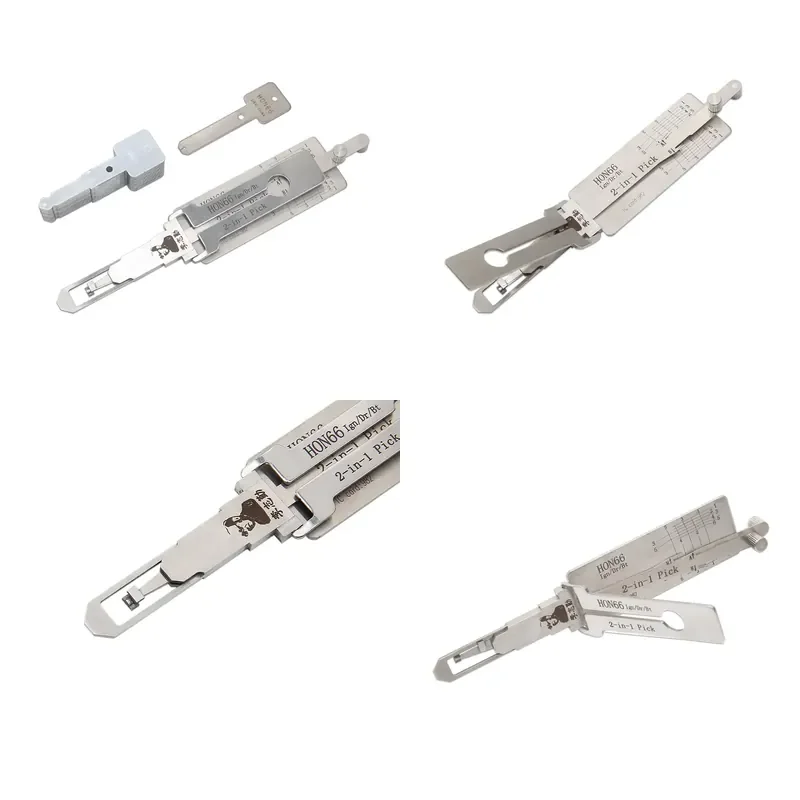 

Lishi 2in1 Tool HON66 V.3 Locksmith Supplies Tool Car Lock 2 in 1 Lock Pick and Decoder Lock