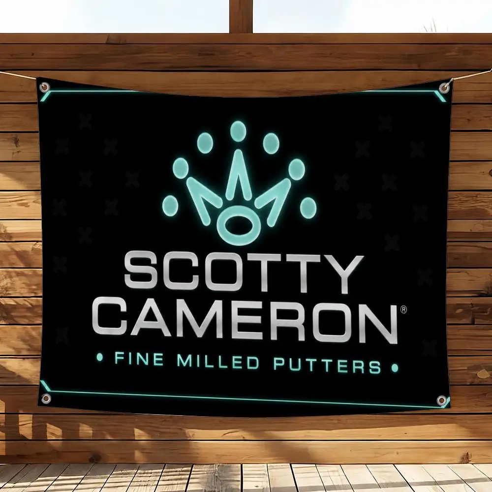 Marke Scotty Cameron Flags Haus- und Gartendekorationsbanner - Wandhängende Flagge für drinnen und draußen – Detail 9
