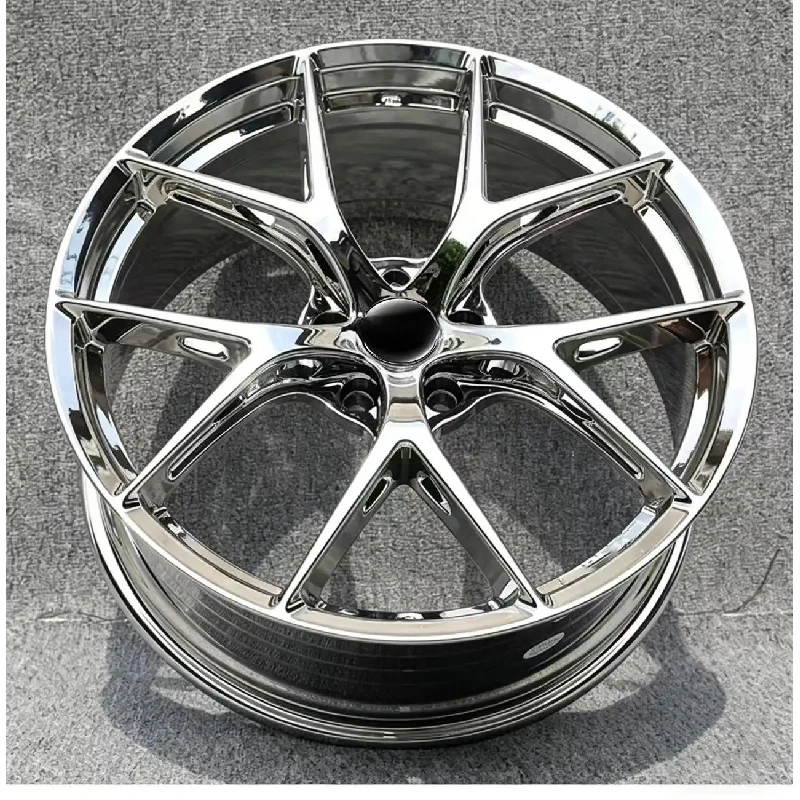 17-24 Inch Chrome Custom Concave Forged Alloy Wheel Rims 5x100 5x114.3 5x115 5x120 Universal Passenger Car Wheels