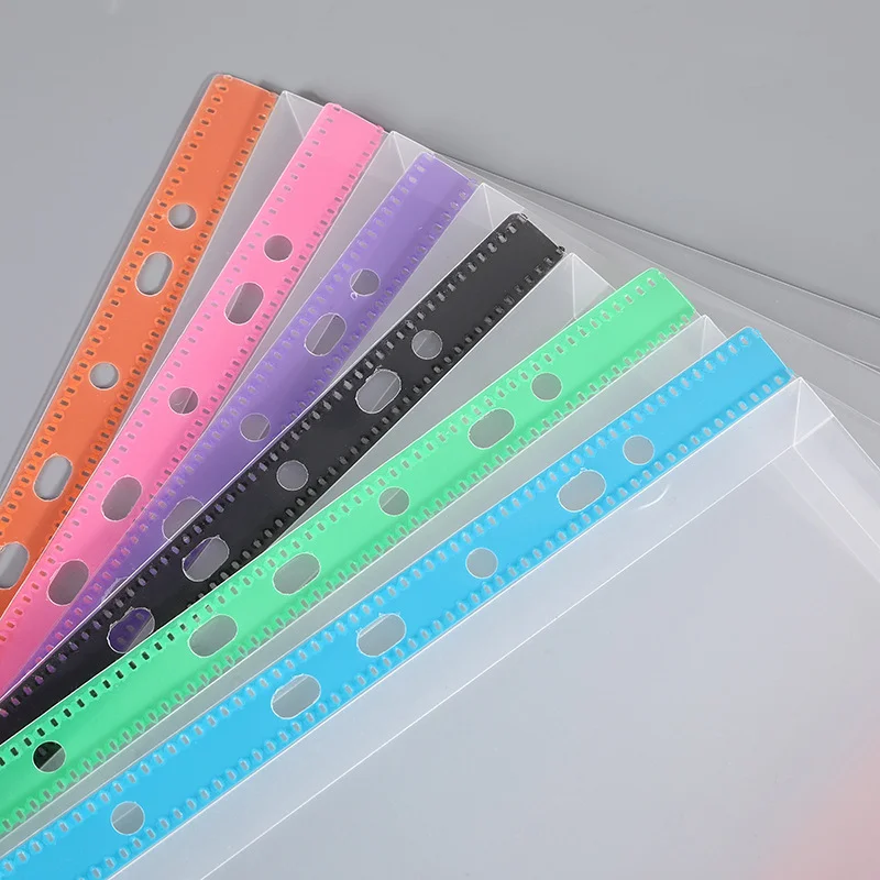 A4 Size Plastic File Folders Wallets Colorful Document Files Envelope Bags for School Office Home, Holds 200 Plus A4 Sheets