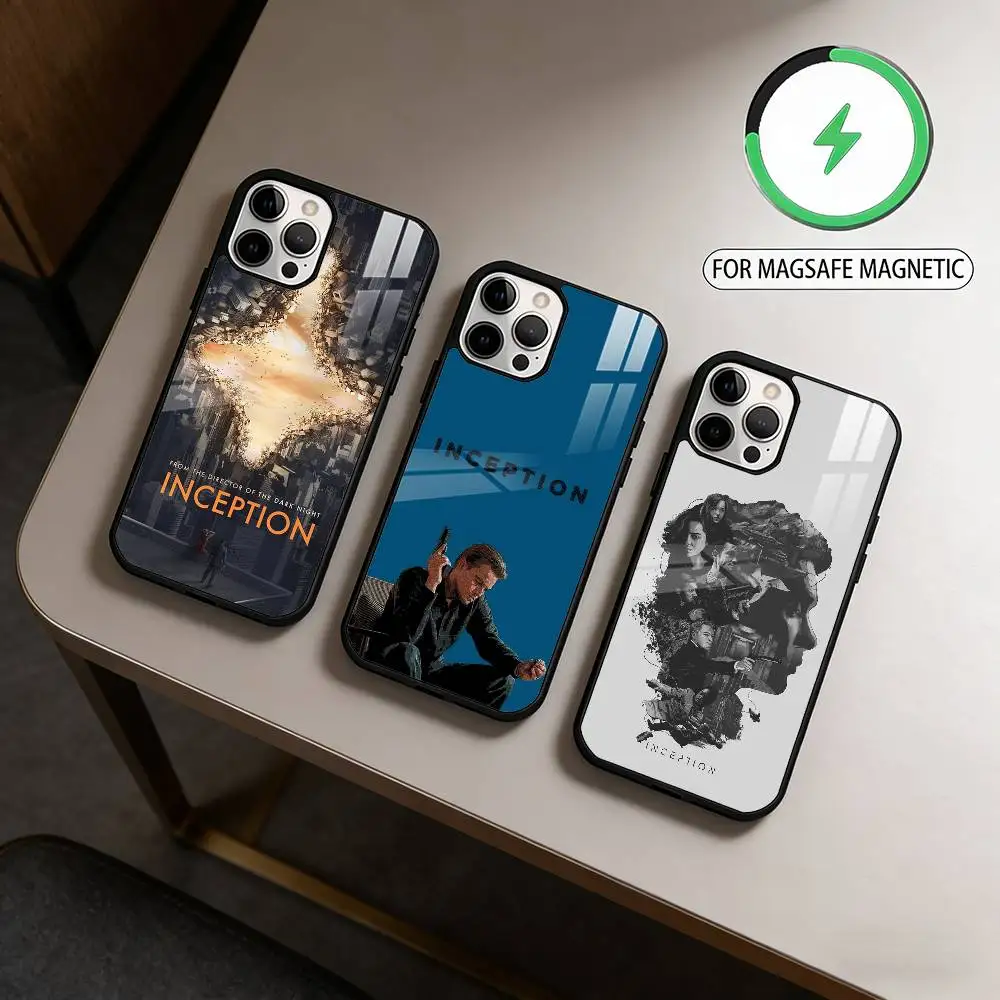 

The S-Space I-Inception-es Magnetic For Magsafe Wireless Charging Phone Case For iPhone17,16,15,14,13,12,11 Plus,Pro Max