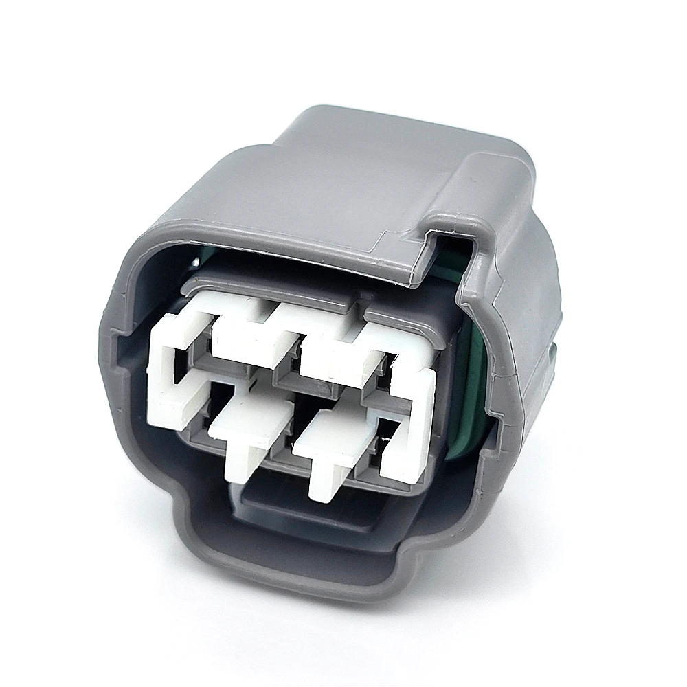 7283-7062-40 6 Pin Waterproof Automotive Connector Female 2.3II 090II Series 2.3mm PBT Light Gray for Sensor Wiring