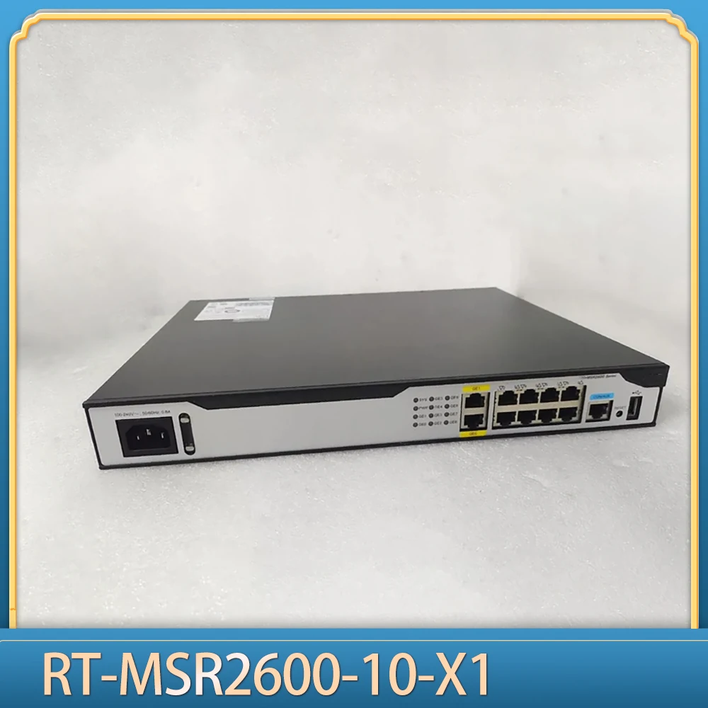 

Для 10-полногигабитного маршрутизатора Enterprise RT-MSR2600-10-X1 H3C