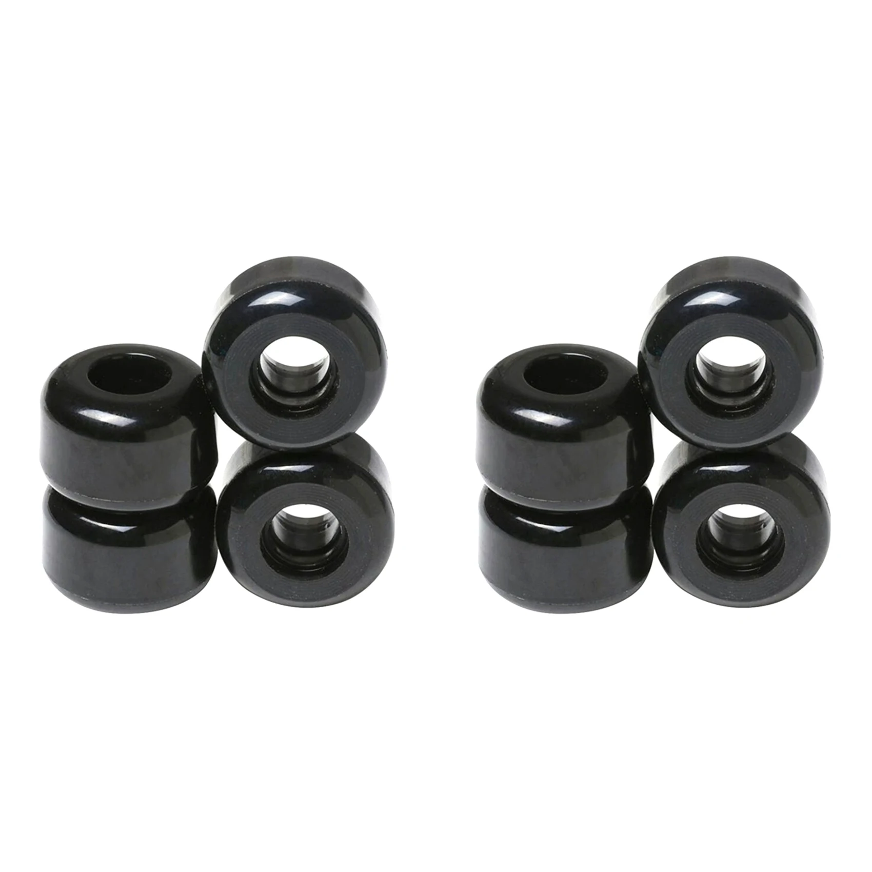 A64T-8Pcs Skateboard Longboard Wheel 54Mmx36mm 82A Wheel Stunt Skateboards Downspeed PU Wheel,Black