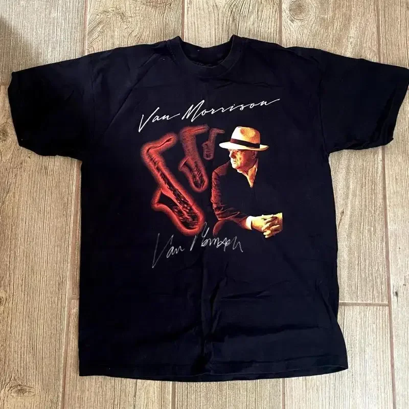 Vintage Van Morrison Reprint Cotton Black S 2345Xl For T Shirt Gc1152