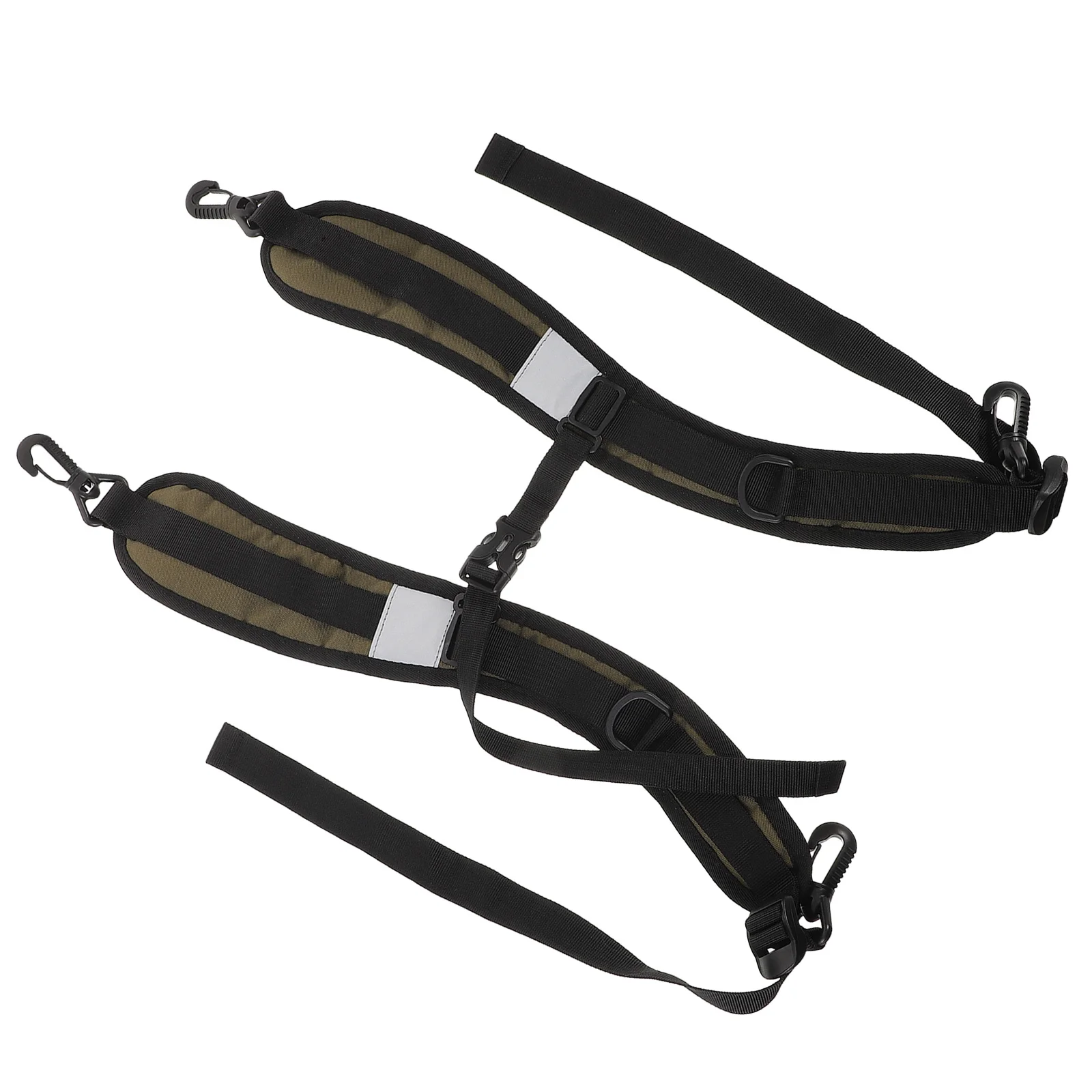 1pc Adjustable Length Shock Absorbing Padded Shoulder Strap Oxford Cloth Backpack Accessory Golf Cycling Chest