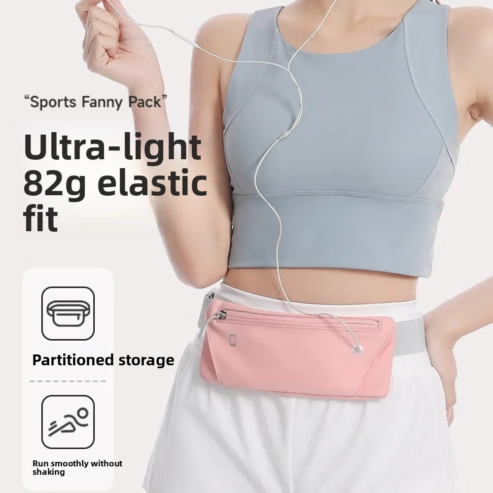 1pc Lightweight Stylish Sports Waist Bag Ins Fashion Phone Fanny Pack for Women Running Outdoor Daily High Cost Performance
