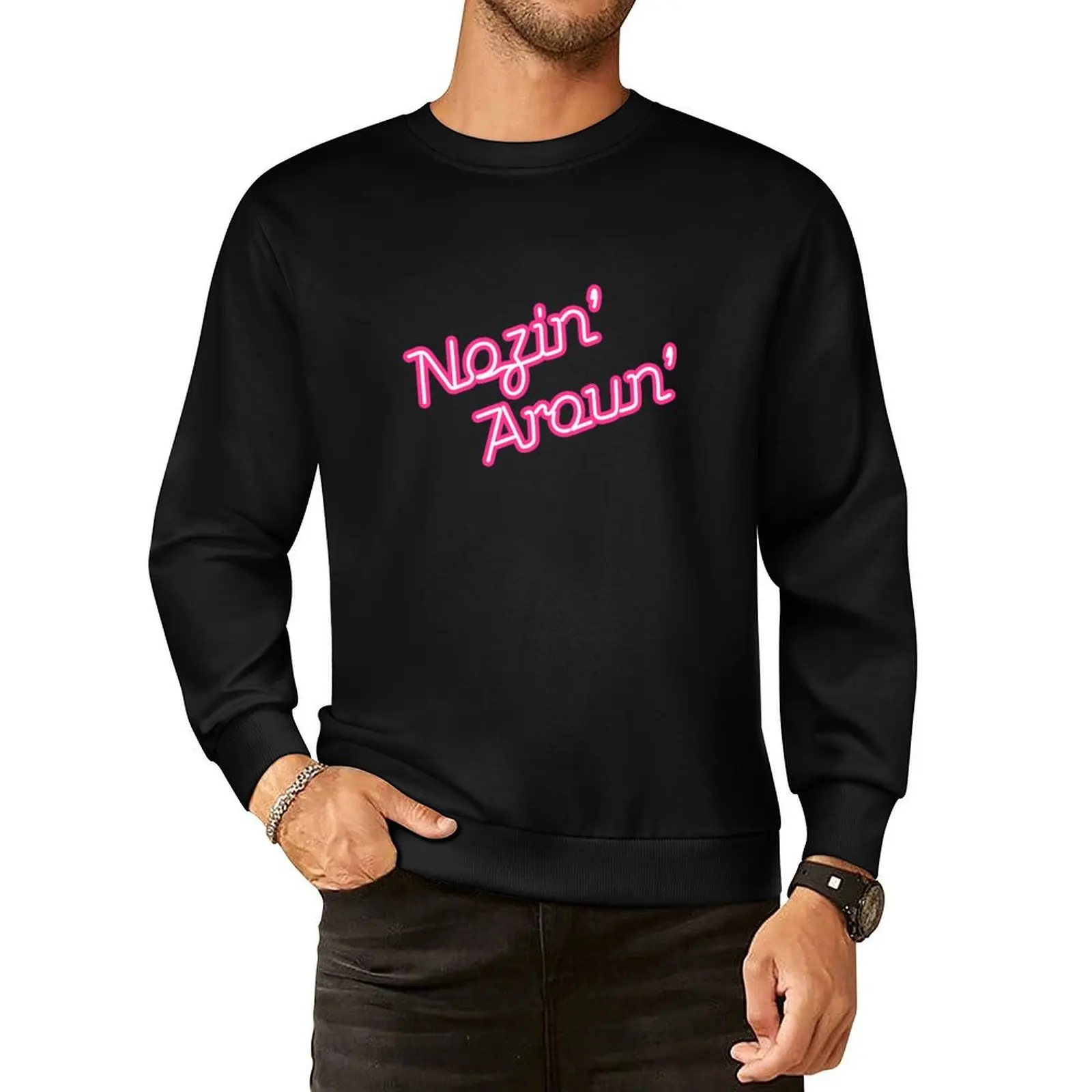 Nozin' Aroun', The Young Ones, Ben Elton, Rik Mayall, Demolition Pullover Hoodie men's sweat-shirt set mens clothing sweatshirt