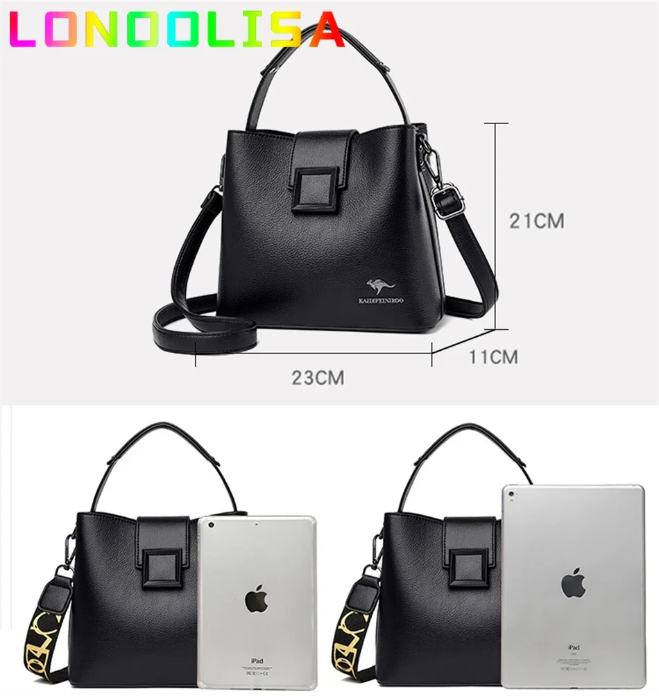 Luxury Handbag and Purse Women High Quality Leather Bag Designer Fashion Top-Handle Shoulder Crossbody Bag Small Messenger Sac