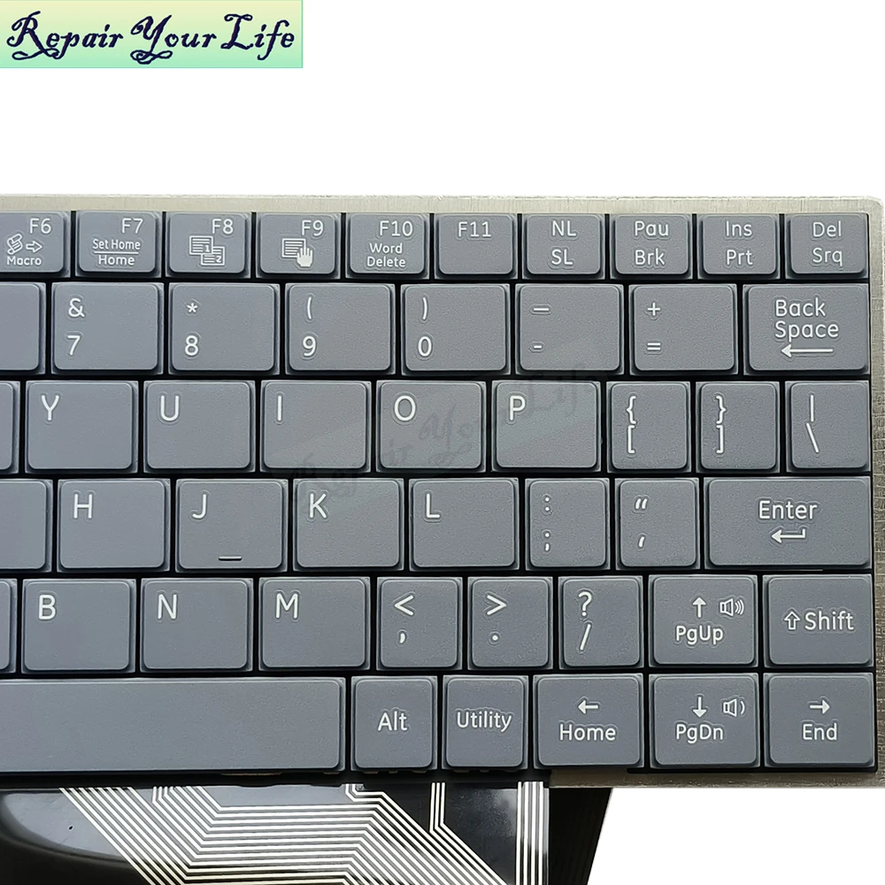US English Ultrasound Keyboard For GE Healthcare D0K-V6227 DOK-V6227H D0K-V6376M CX002 NB2224 TX-00-US 5442979 Backlit Gray New