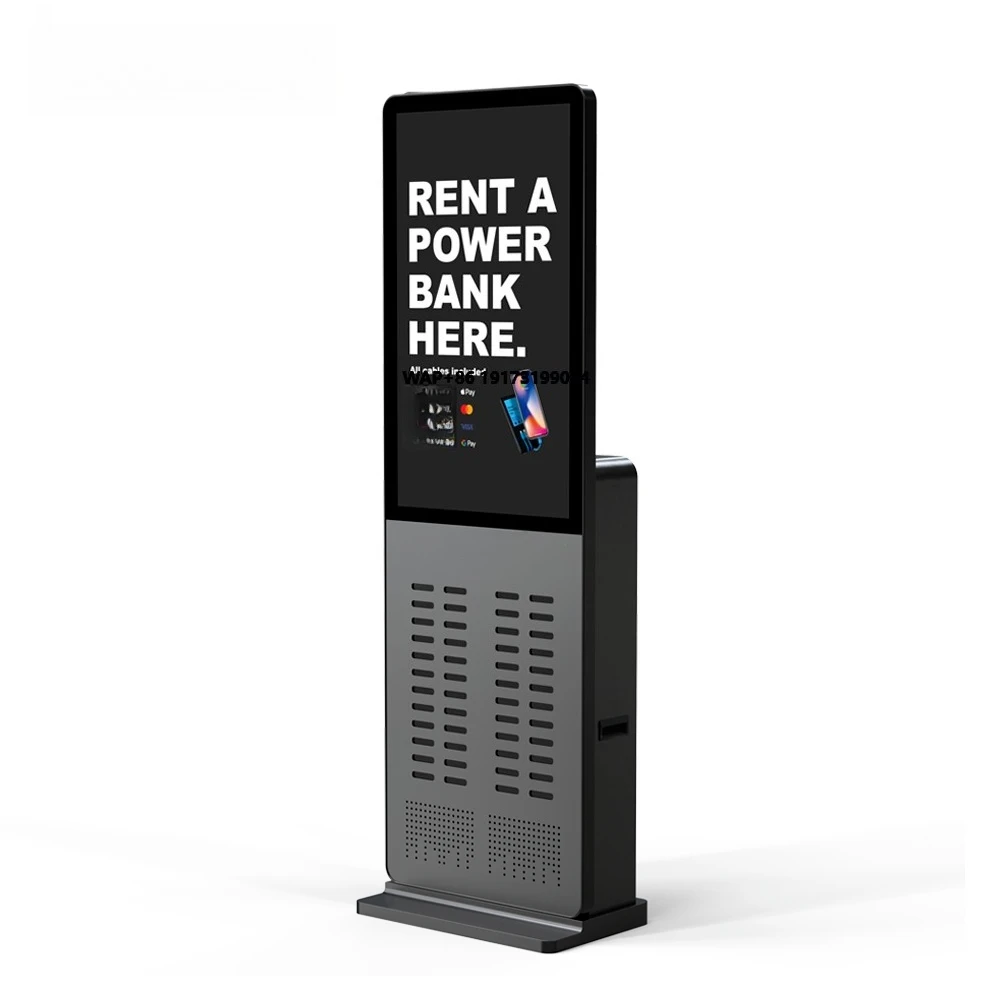 Relink OEM / ODM 48 Slots High Capacity Sharing Power Bank Rental Station Phone Charging Vending Machine with QR Code Payment