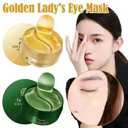 24K Golded Eye Mask Seaweed Eye Mask Patch For Moisturizing Firming And Reducing Dark Circles Fine Lines Eye Care
