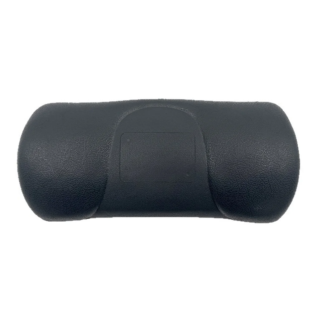 Bathtub Neck Rest Pillow with Waterproof PU Outer Layer Contoured Foam Interior and Suction Mounts for Firm Tub Attachment
