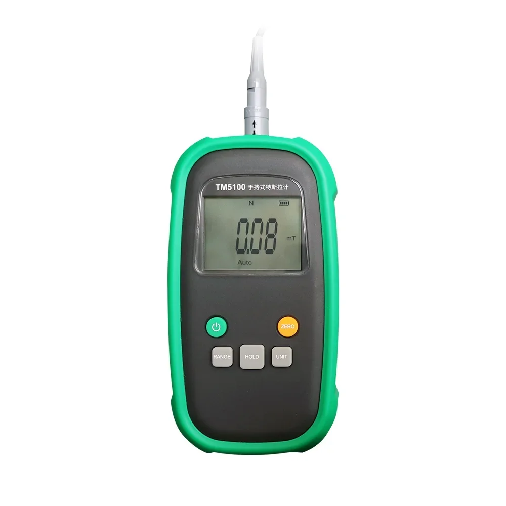 TM5100 Gauss Meter Magnetic Field Tester Magnetic Detector Magnetometer Handheld Flux Meter Tesla Meter
