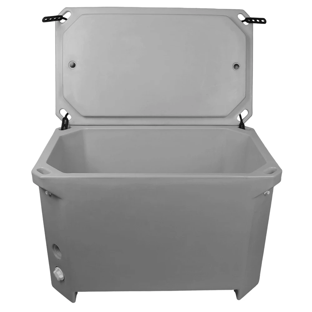 220L Modern Reusable Vortex Forming Fishing Box Seafood Aquaculture Transportation Refrigerated Box 5