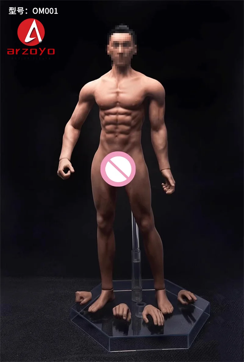 In Stock OCTPLY OM001 1/6 Scale Steel Stainless Skeleton body Super Flexible seamless Muscle Male Figure Body Doll