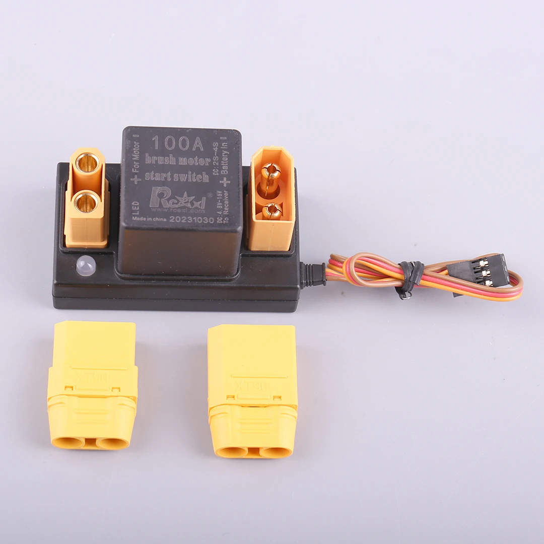 Rcexl 100AブラシモータースタートスイッチV2.0電子スイッチ機械式リレースイッチRCモデル用