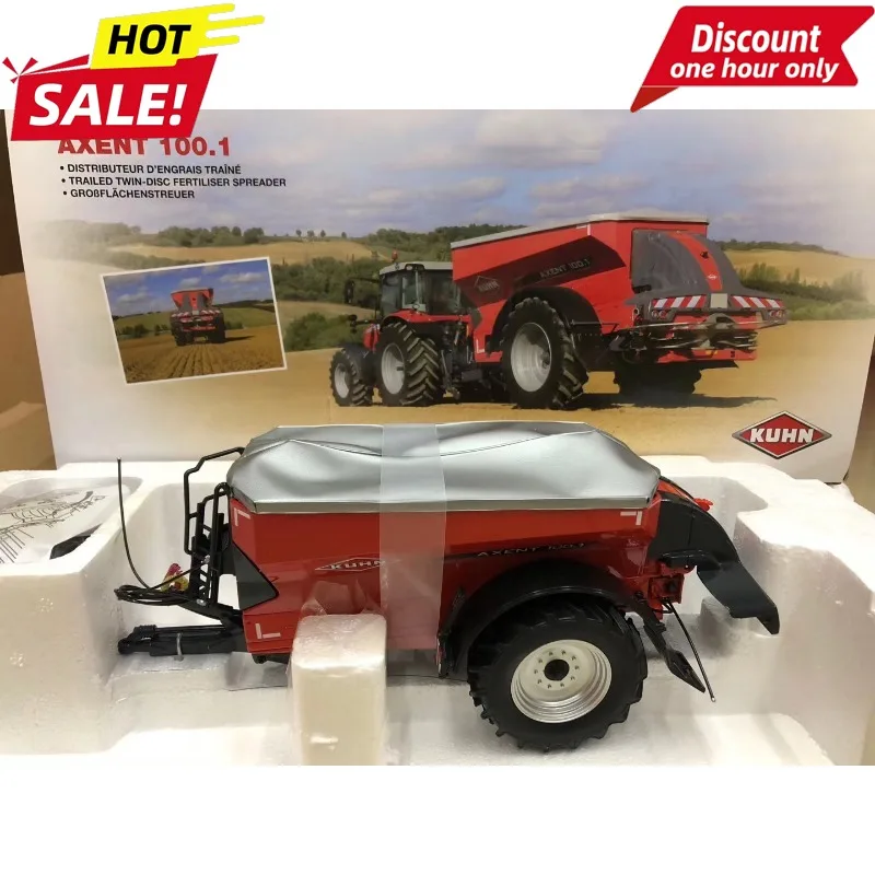 

For ROS Axent 100.1 Rauch Fertilization Transport Trailer Tractor Farm Vehicle Model 1:32