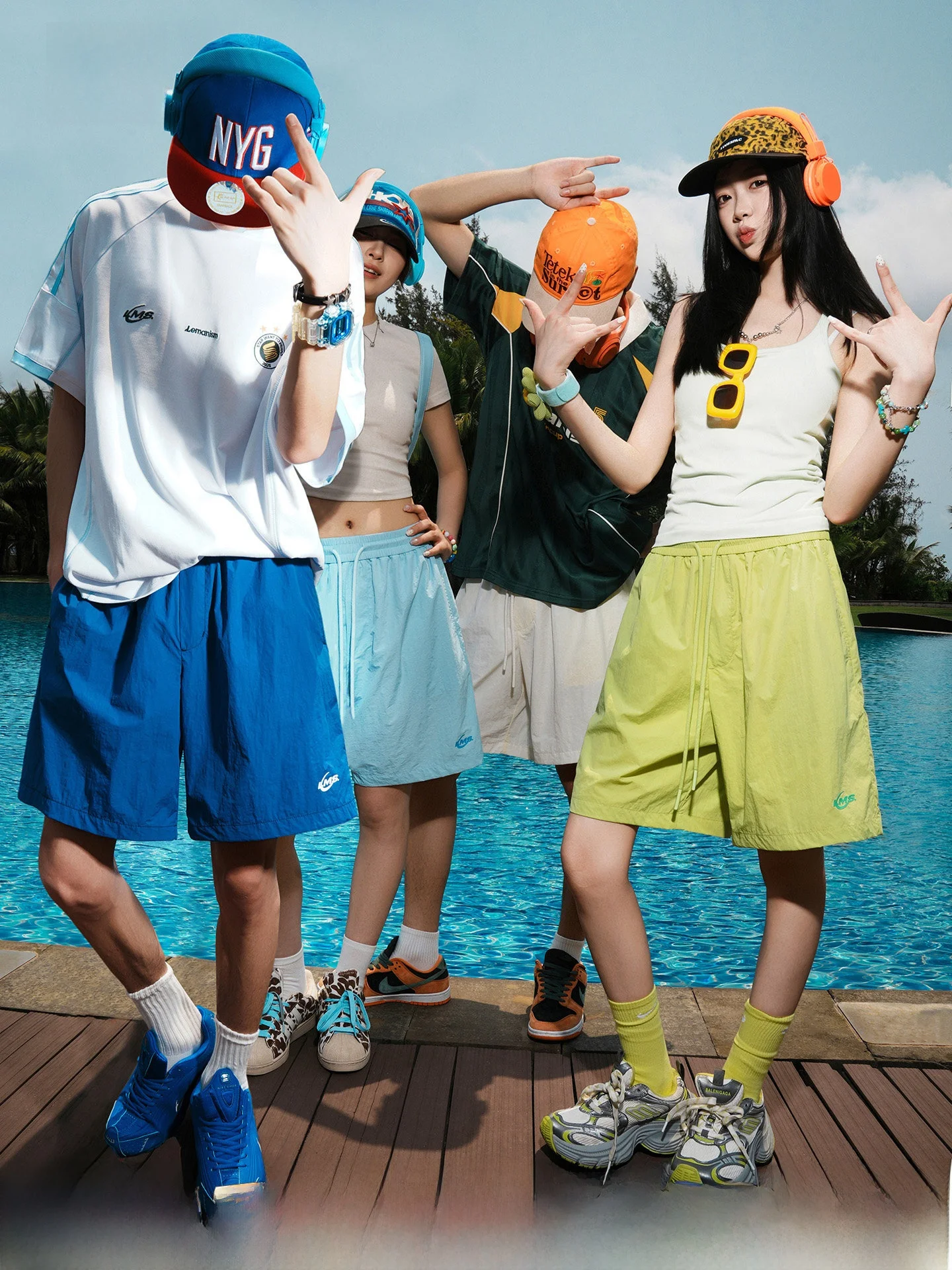 lemanism-american-style-casual-shorts-men's-summer-new-couple's-loose-five-quarter-pants-youth-fashion-straight-leg-nylon